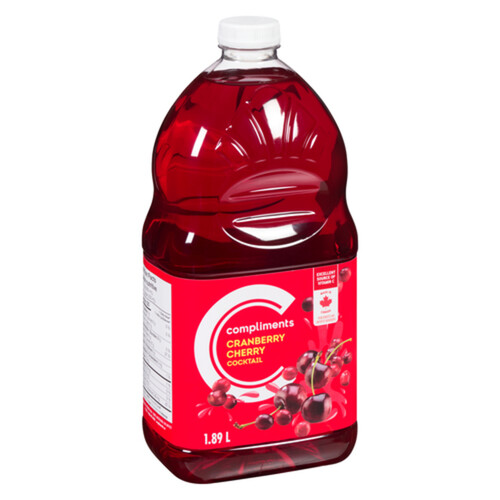 Compliments Cocktail Cranberry Cherry 1.89 L (bottle)