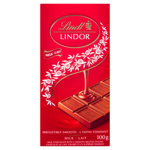 Lindt Lindor Milk Chocolate Bar 100 g
