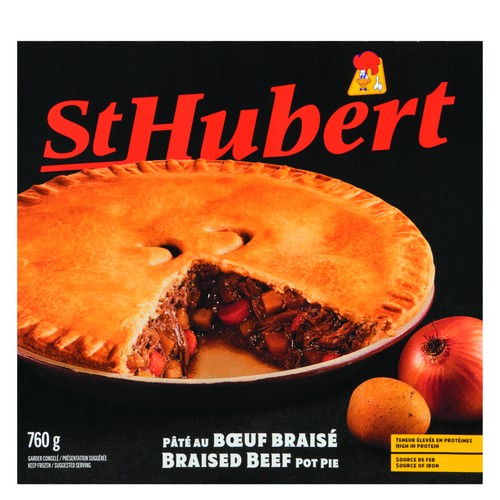 St-Hubert Frozen Pot Pie Braised Beef 760 g