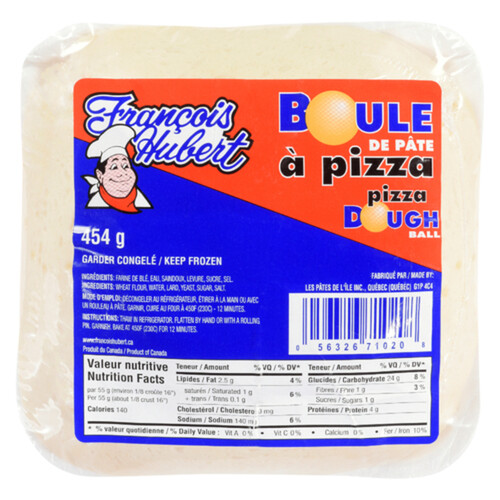 François Hubert Frozen Pizza Dough 454 g