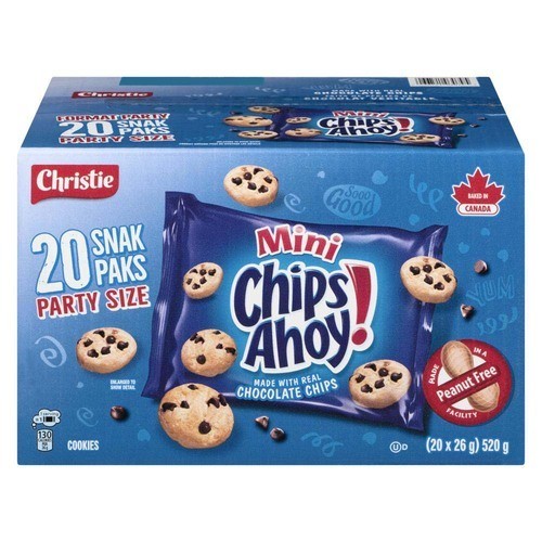 Chips Ahoy! Cookies Mini Chocolate Chip Snak Pak 520 g