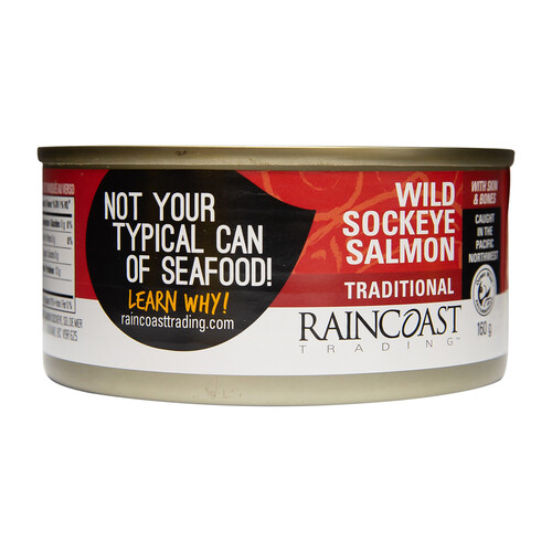 Raincoast Trading Wild Sockeye Salmon Traditional 160 g