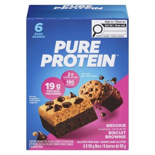 Pure Protein Gluten-Free Bar Brookie Biscuit Brownie 6 x 50 g