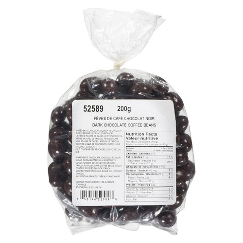 Johnvince Foods Dark Chocolate Coffee Beans 200 g