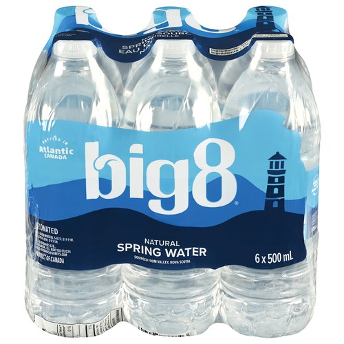 Big 8 Spring Water 6 x 500 ml (bottles)
