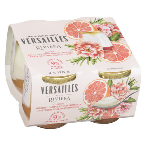 Riviera Limited Edition Yogurt Grapefruit Rosemary 4 x 120 g