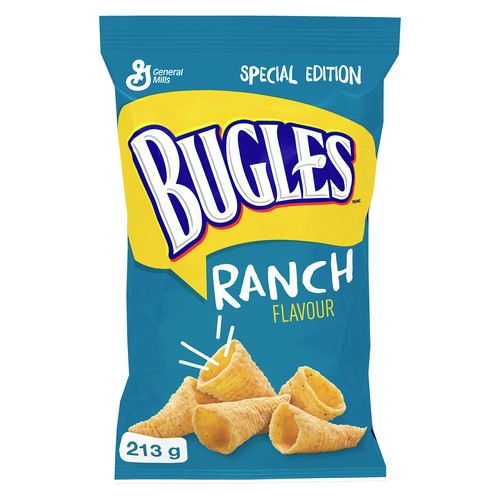 General Mills Bugles Corn Snacks Special Edition Ranch 213 g