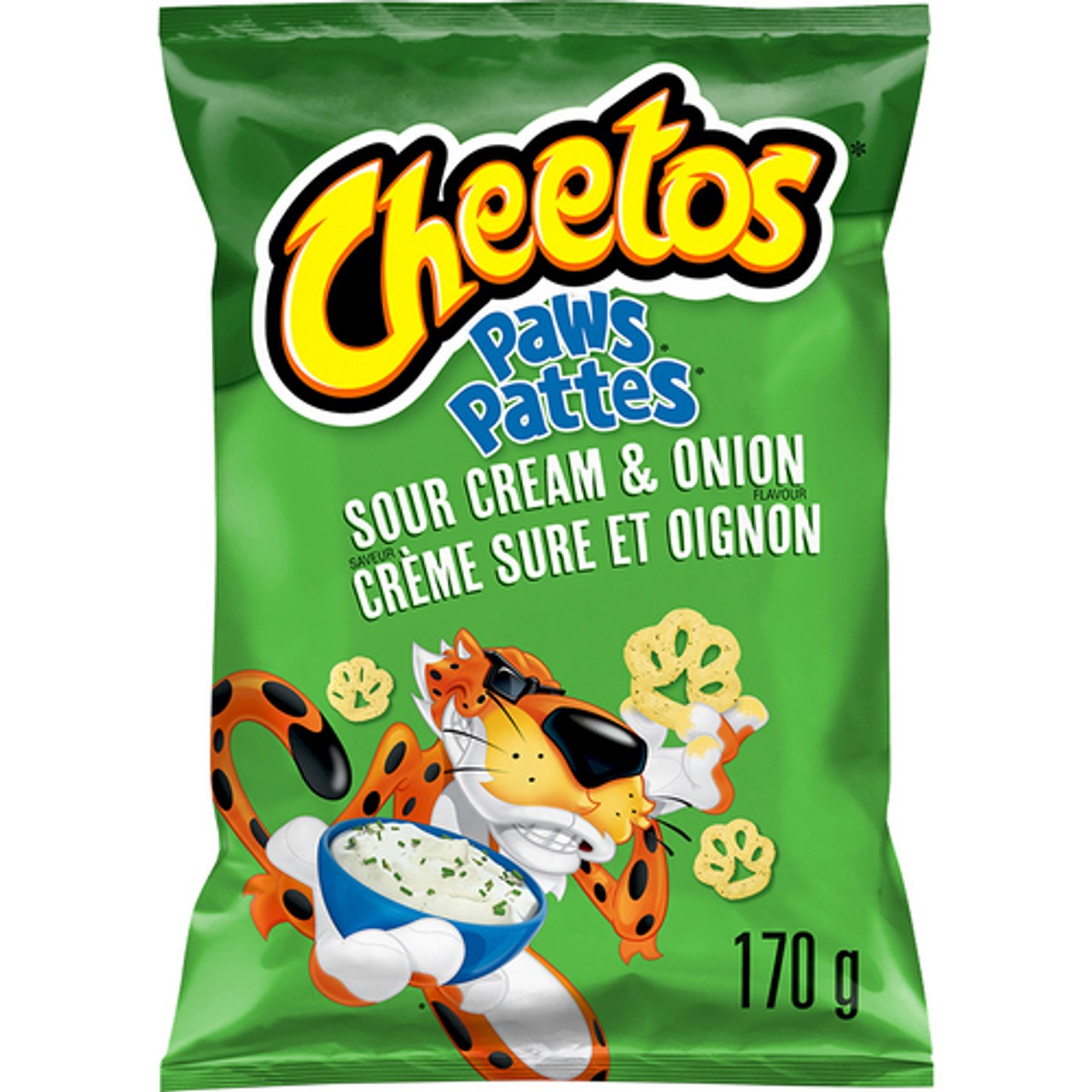 Cheetos Paws Snacks Sour Cream And Onion 170 g - Voilà Online Groceries ...