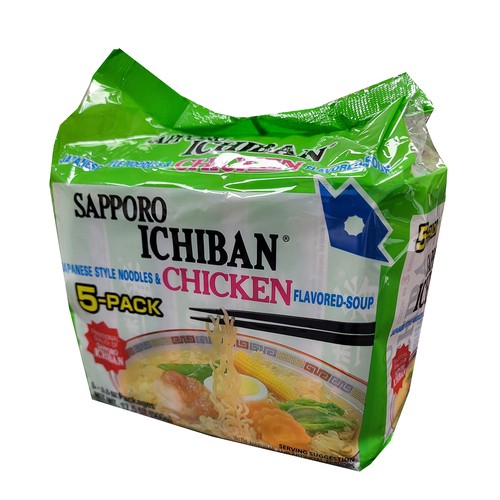 Sapporo Ichiban Japanese Style Instant Noodles Chicken 5 Pack 500 g