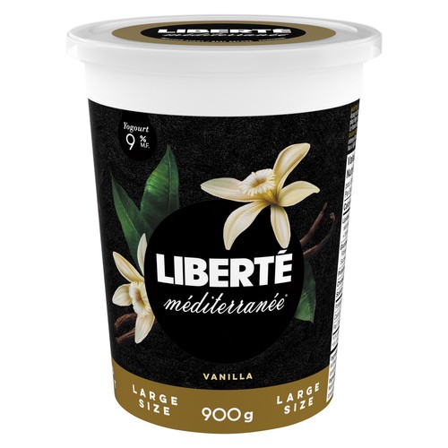 Liberté Méditerranée 9% Yogurt Vanilla 900 g