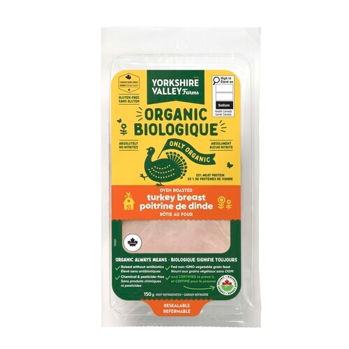Organic Deli Sliced Meat Turkey Breast 150 g