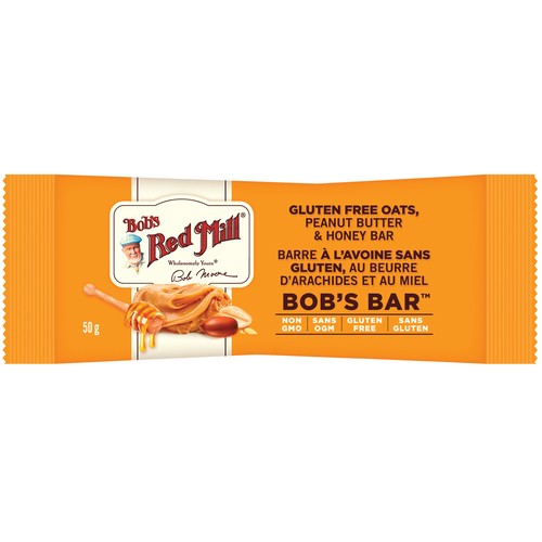 Bob's Red Mill Gluten-Free Bar Oats Peanut Butter & Honey 50 g