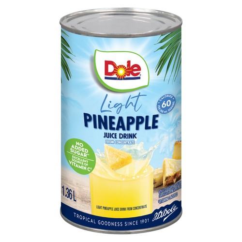 Dole Juice Drink Light Pineapple 1.36 L