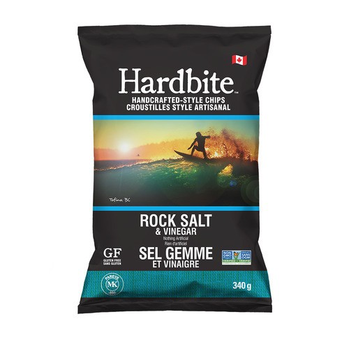 Hardbite Kettle Chips Rock Salt & Vinegar 340 g