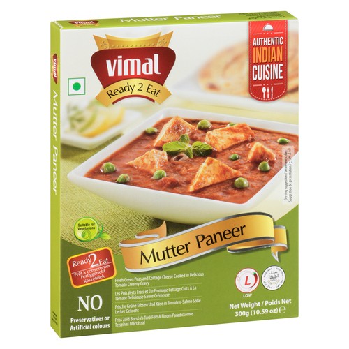 Vimal Indian Cuisine Mutter Paneer 300 g