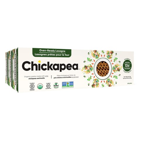 Chickapea Organic Pasta Lasagna Chickpea And Lentil 227 g