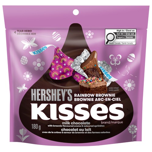 Hershey's Kisses Milk Chocolate Rainbow Brownie 180 g