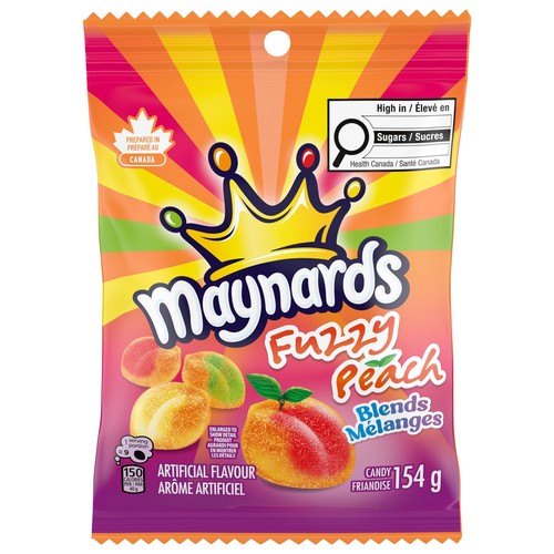 Maynards Candy Fuzzy Peach Blends 154 g