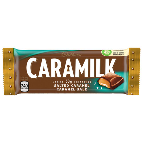 Caramilk Chocolate Bar Salted Caramel 50 g