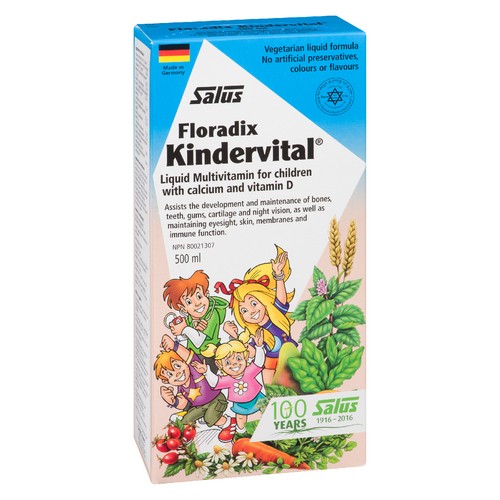 Salus Flora Kindervital Multivitamin Liquid For Kids 500 ml