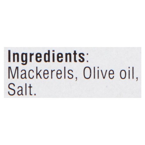 Pastene Fillets Of Mackerels In Olive Oil Salt Added 120 g