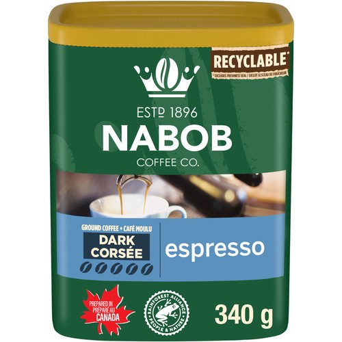 Nabob Ground Coffee Espresso Dark Roast 340 g