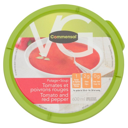 Commensal Soup Tomato And Red Pepper 600 ml