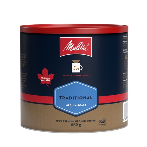 Melitta Ground Coffee Premium Traditional Medium Roast 652 g