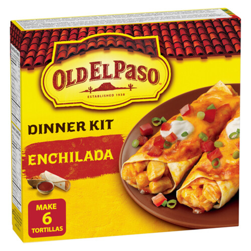 Old El Paso Enchilada Dinner Kit 6 Tortillas 396 g