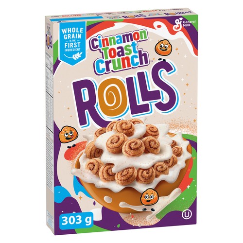 Cinnamon Toast Crunch Rolls Breakfast Cereal Whole Grains 303 g