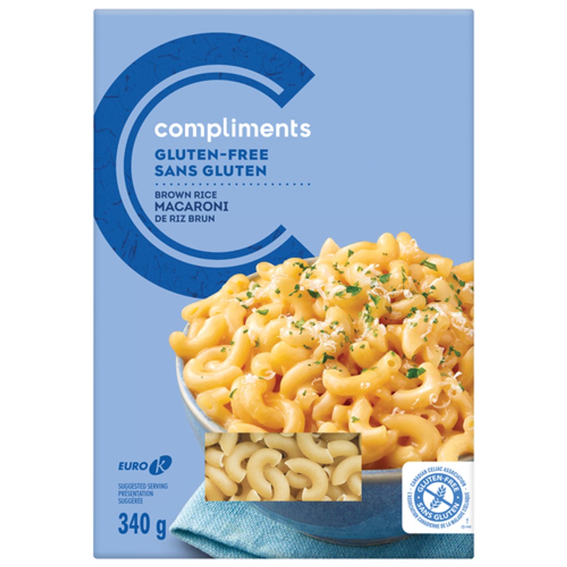 Compliments Instant Rice Compliments Gluten - Free Macaroni Brown Rice 340 g - Voilà Online ...