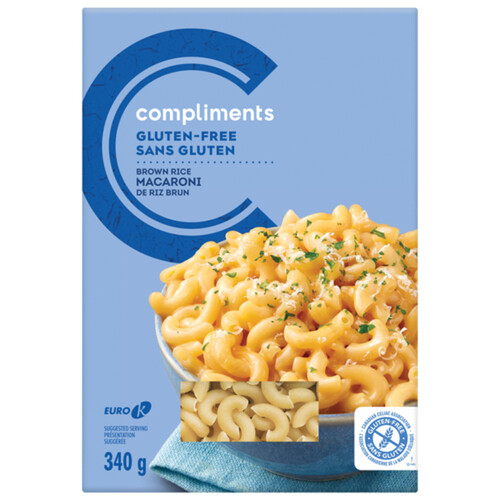 Compliments Gluten - Free Macaroni Brown Rice 340 g