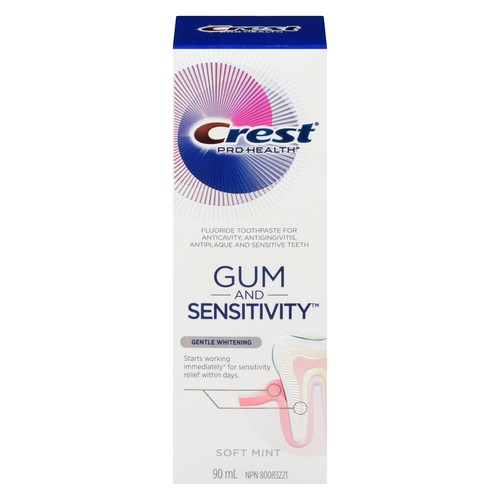 Crest Toothpaste Whitening Gum & Sensitivity Mint 90 ml