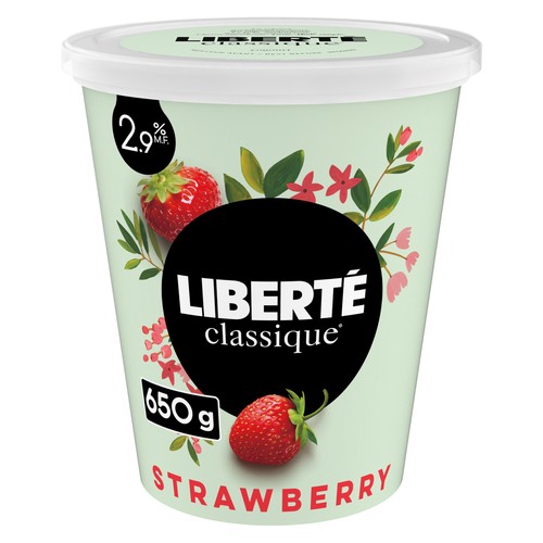 Liberté Classique 2.9% Smooth Traditional Yogurt Strawberry 650 g