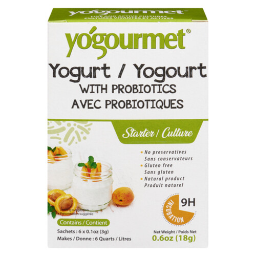 Yogourmet Yogurt With Probiotics 18 g