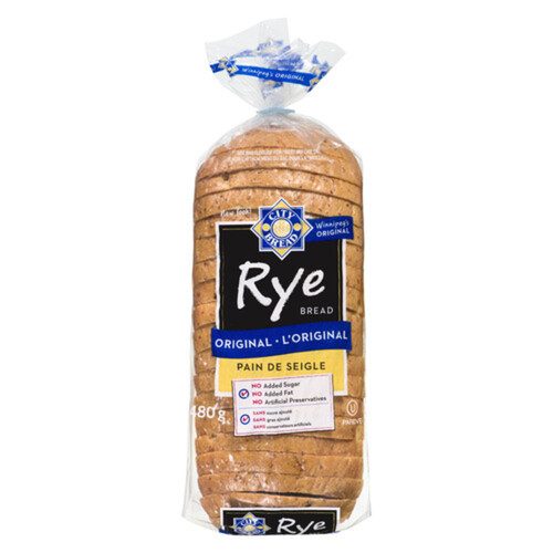 City Bread Rye Sliced Bread 480 g