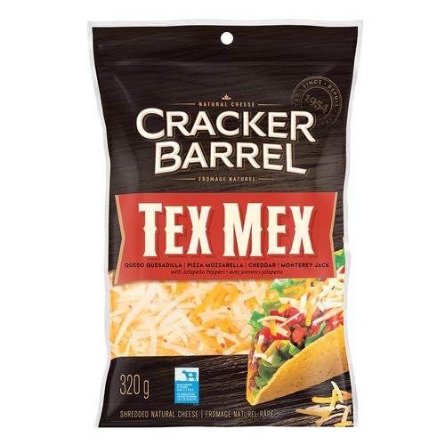 Cracker Barrel Shredded Cheese Tex Mex 320 g