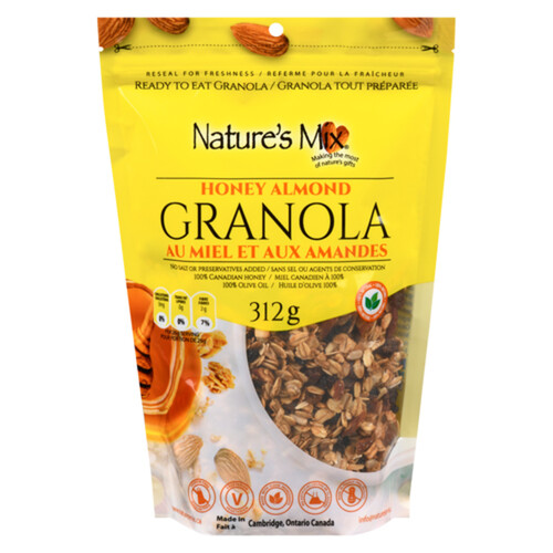 Nature's Mix Granola Honey Almond 312 g