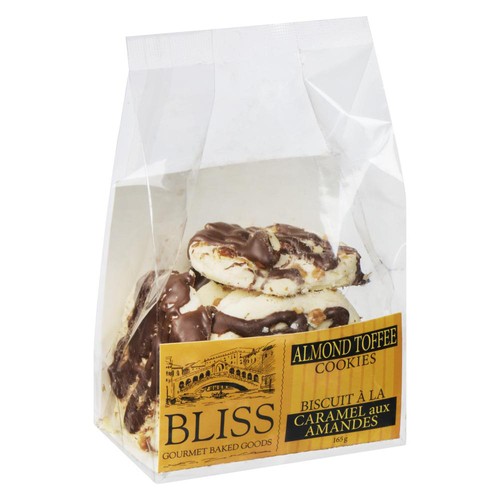 Bliss Gourmet Cookies Almond Toffee 165 g