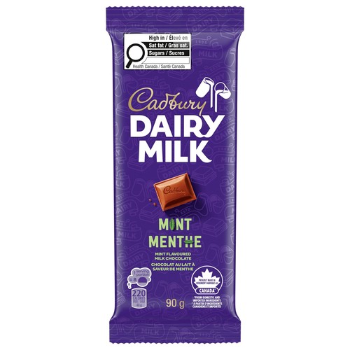 Cadbury Dairy Milk Mint Chocolate Bar 90 g