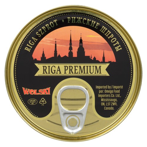 Wolski Riga Premium In Oil Sprats 160 g