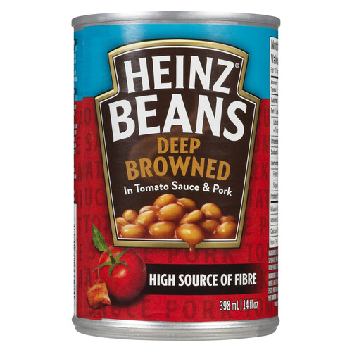 Heinz Beans Deep-Browned with Tomato Sauce & Pork 398 ml