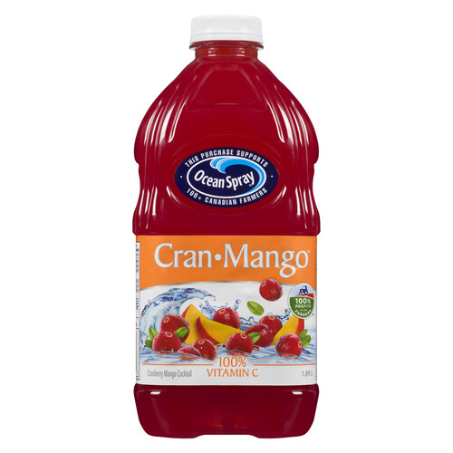 Ocean Spray Cocktail Juice Cranberry Mango 1.89 L (bottle)