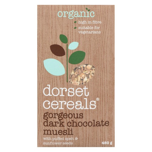Dorset Organic Muesli Dark Chocolate 450 g