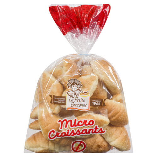 La Petite Bretonne Micro Mini Croissants 24 Pack 350 g