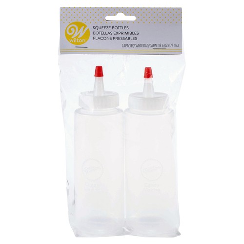 Wilton Decoration Squeeze Bottles 2 Pack 1 EA 