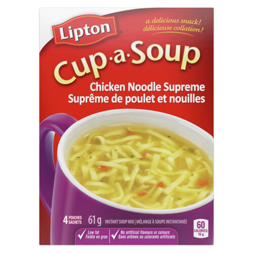 Lipton Cup-A-Soup Instant Soup Mix Chicken Noodle Supreme 51 g