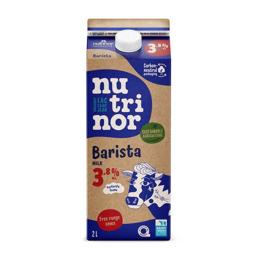 Nutrinor 3.8% Barista Milk 2 L