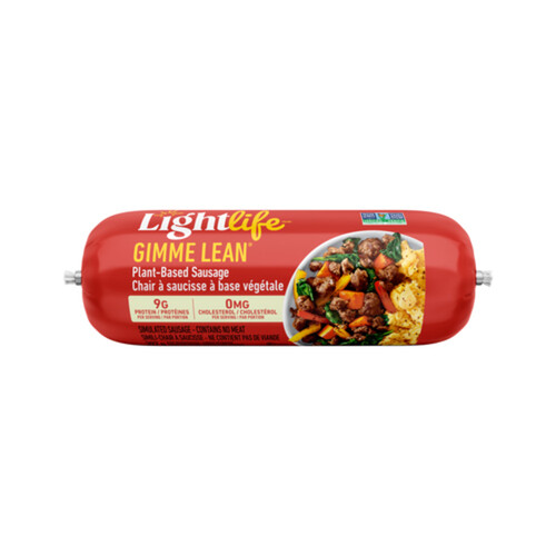 Lightlife Plant-Based Vegan Breakfast Sausage Gimme Lean 397 g