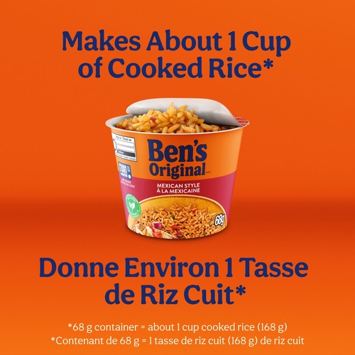 Ben's Original Single Serve Rice Cup Mexican Style 68 g